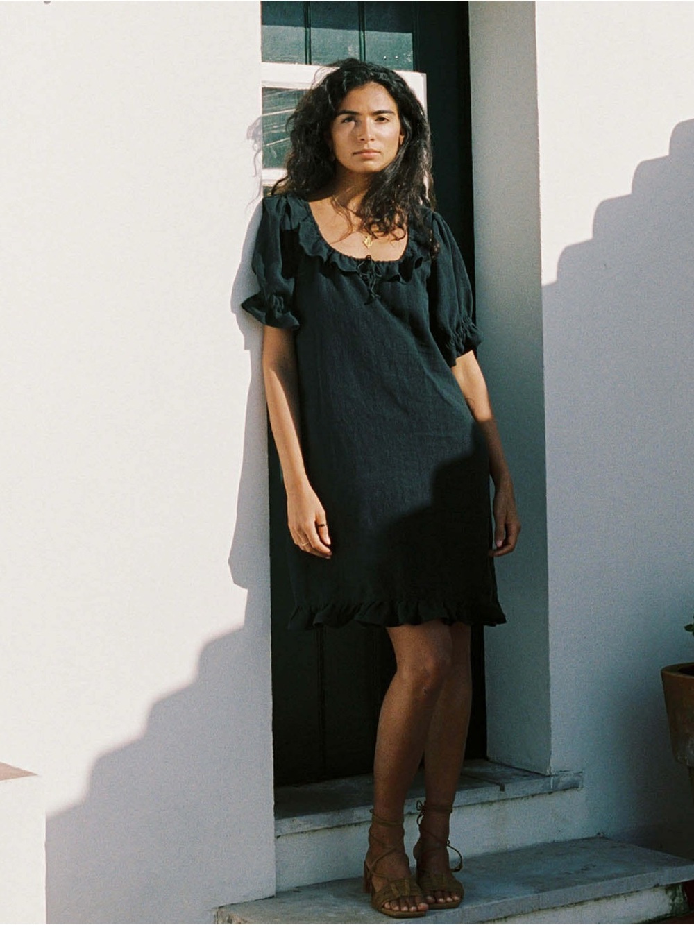 Harly Jae black doll dress